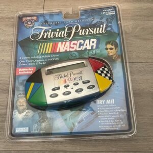 NASCAR Vintage trivial pursuit handheld video game New